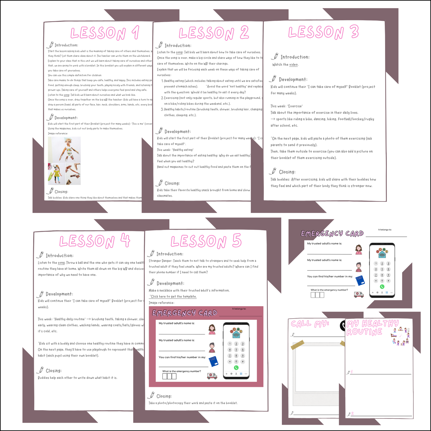 I Can Take Care of Myself | 5-Week PSHE & Wellbeing Project (Lesson Plans + Activities)