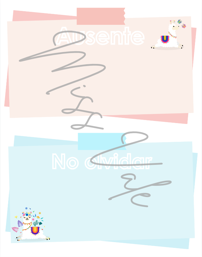 Pack Deco Llamas