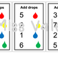 Color Drop Counting
