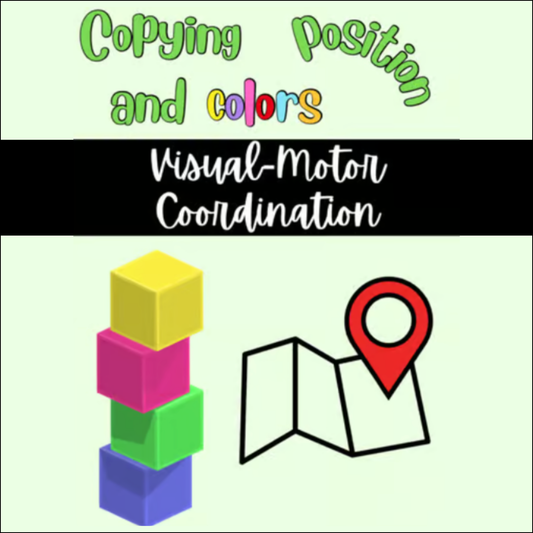 Copying Position and Colors | Visual-Motor Coordination Center