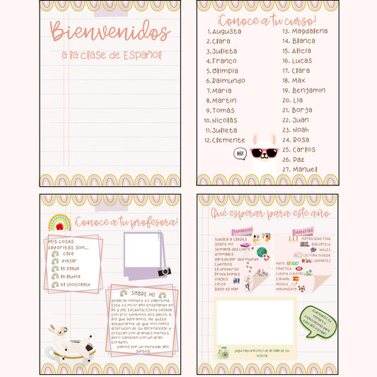 Primera Semana de Clases | Actividades de Bienvenida para Conocer a los Alumnos